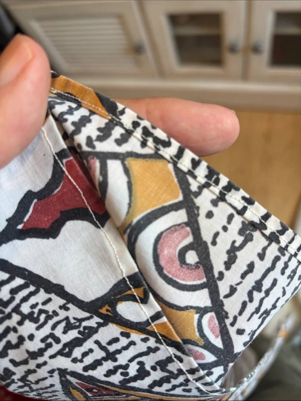 Tahitian Woven cotton tapa